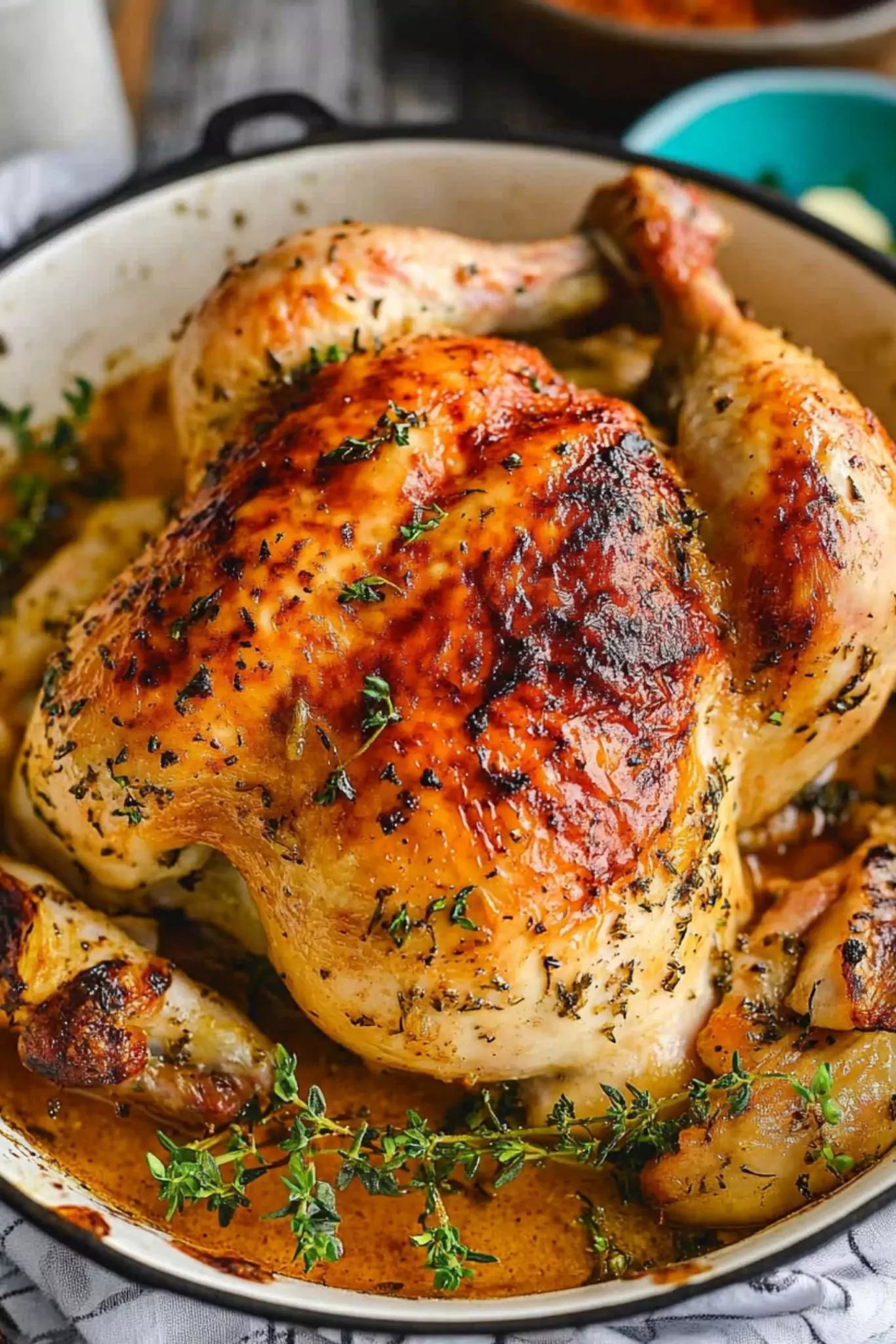 Easy Garlic Butter Roast Chicken