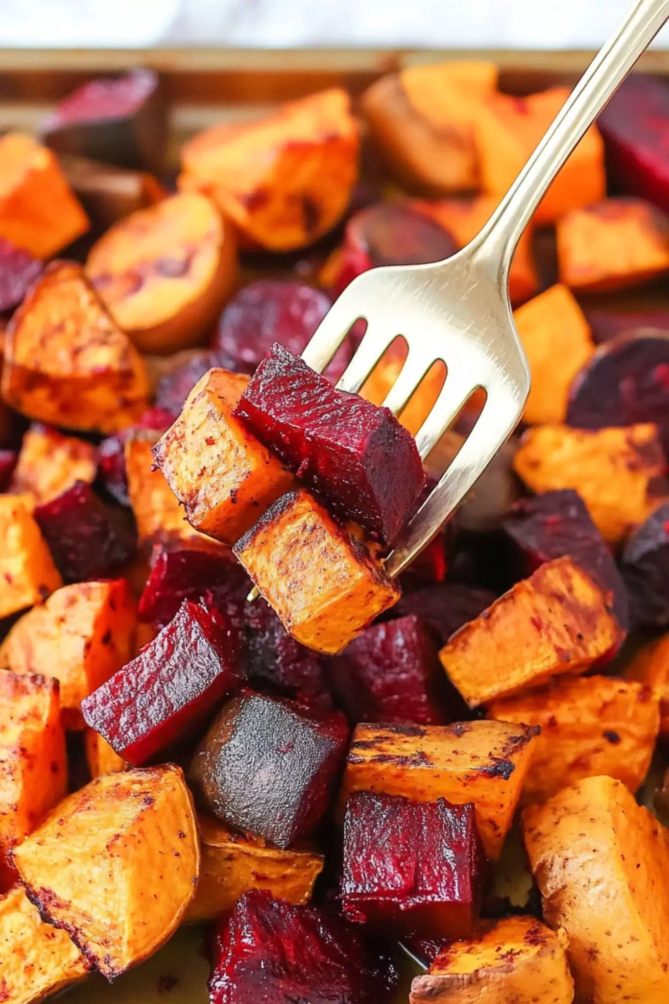 Roasted Beets and Sweet Potatoes