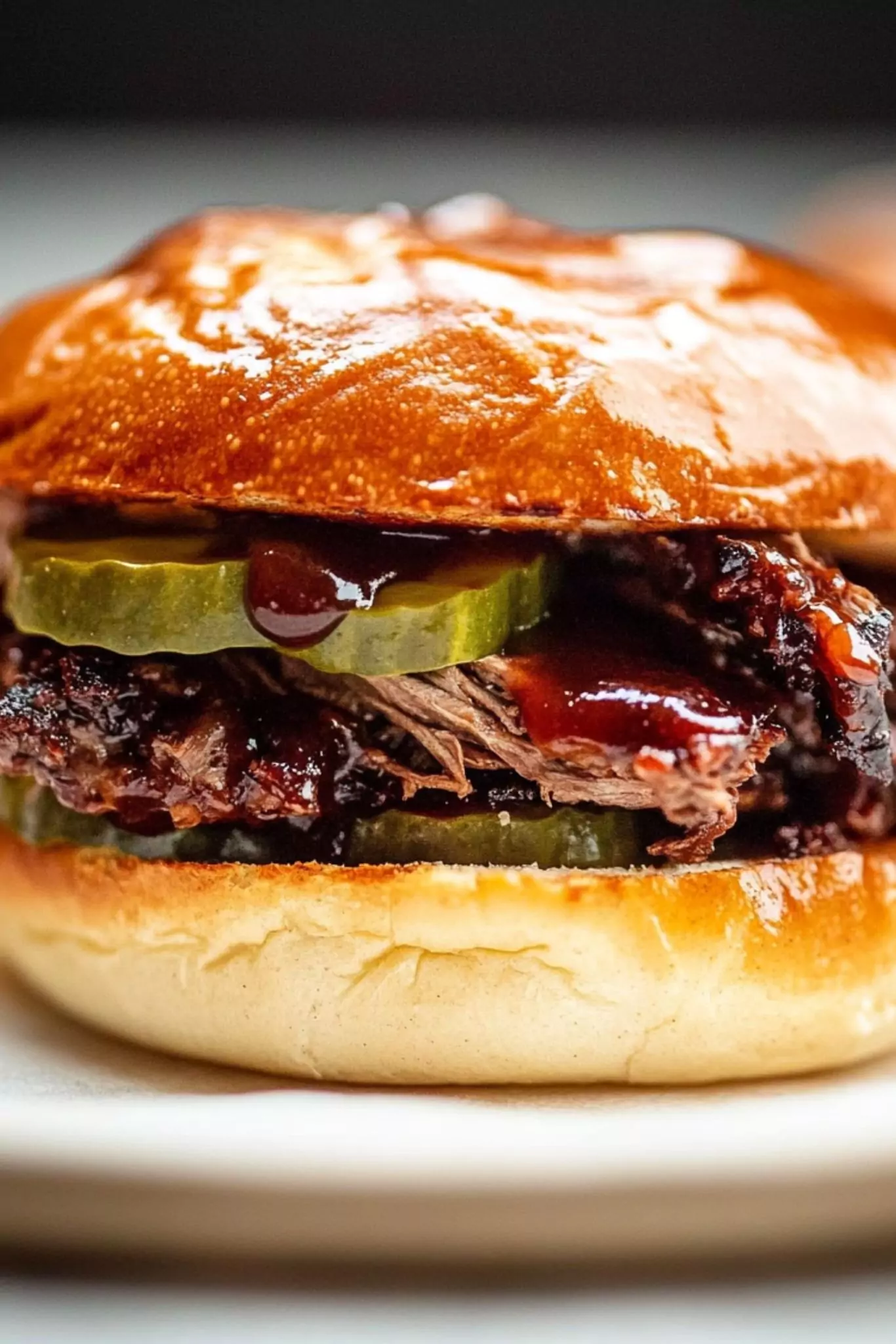 Slow Cooker BBQ Venison Roast Sandwiches