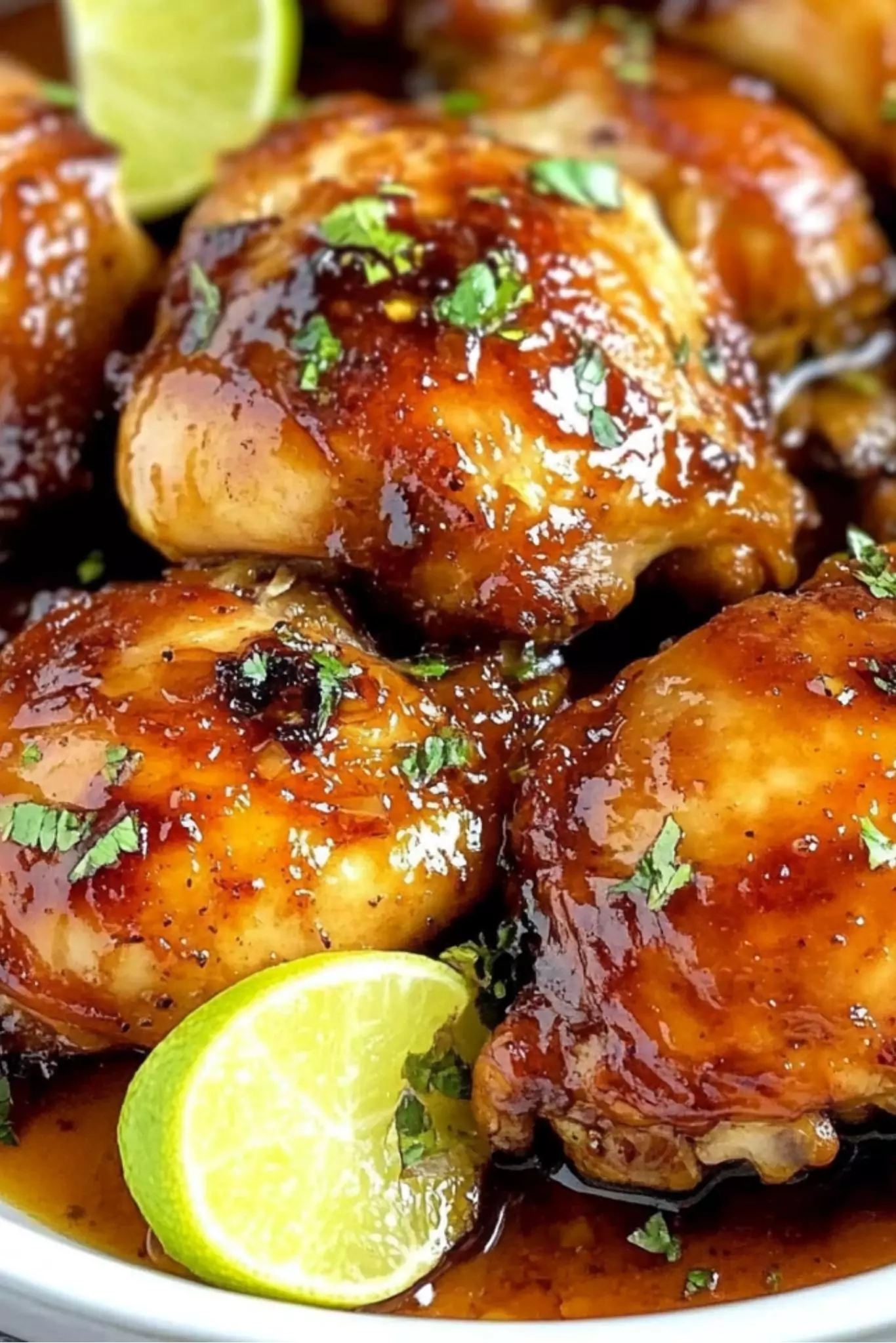 Easy Roasted Chicken Thighs With Hot Honey And Lime​