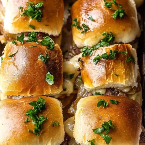 French Onion Roast Beef Sliders