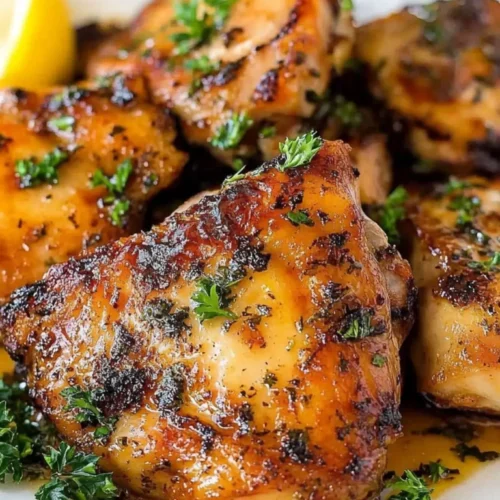 Roasted frozen chicken thighs with crispy skin