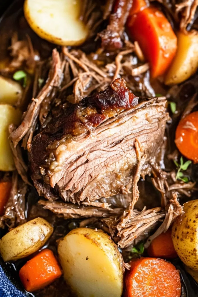 Easy Mississippi Pot Roast With Potatoes And Carrots 3 Juicy Mississippi pot roast with carrots and potatoes