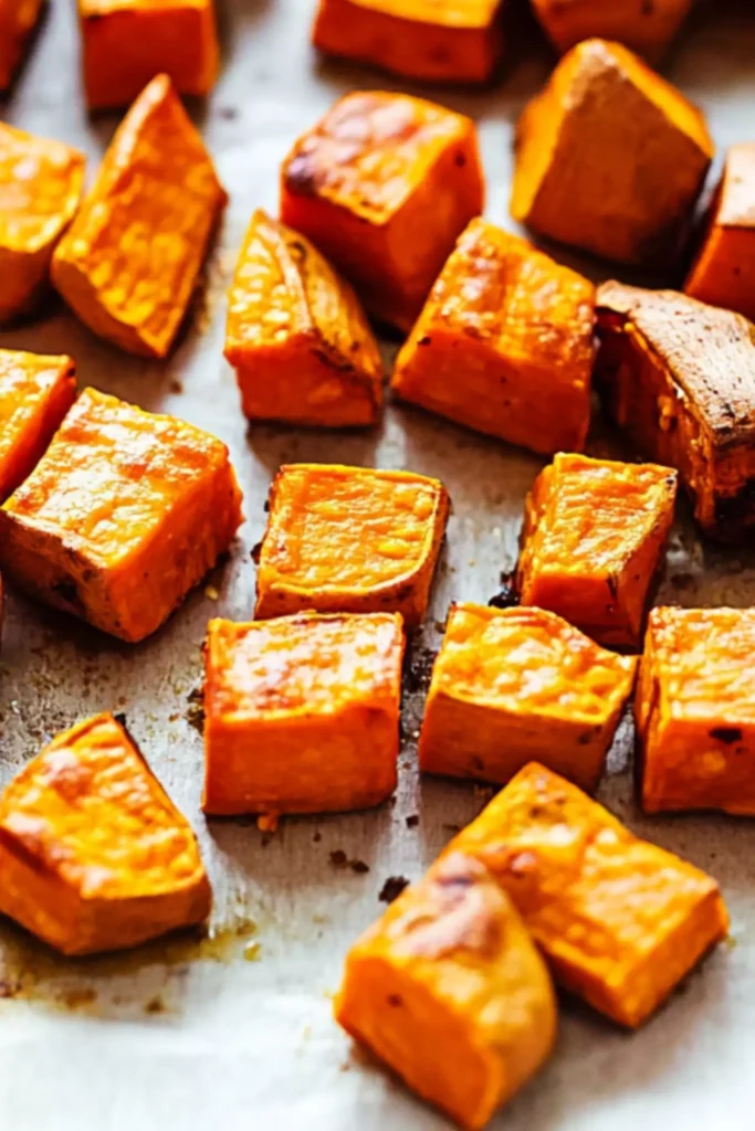 4 Easy and Delicious Roasted Sweet Potato Recipes 1 Simple Roasted Sweet Potatoes, one of the best roasted sweet potato recipes