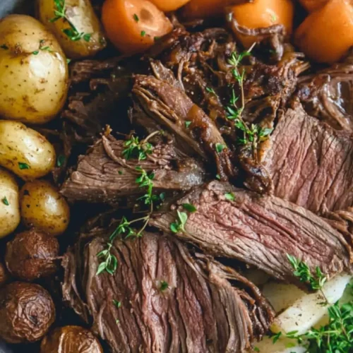 Instant Pot venison roast with carrots and potatoes