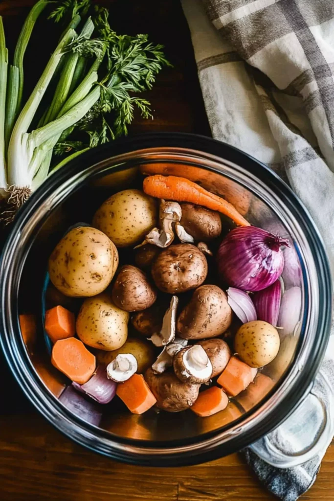 Veggies for instant pot venison roast